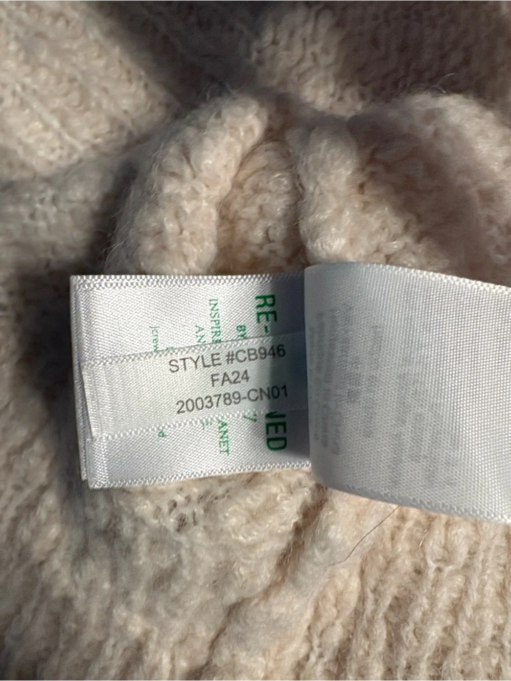 J. Crew Cuffed Mockneck Sweater Size XS Cream Textured Oversized Cozy Warm